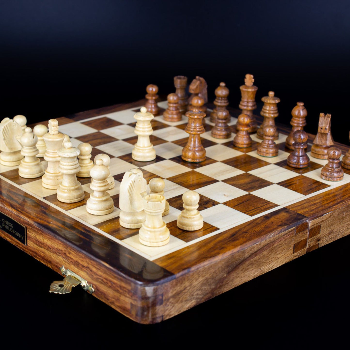 The Ruy Lopez - Travel Chess Set (25cm)